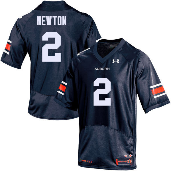 Men Auburn Tigers #2 Cam Newton College Football Jerseys Sale-Navy